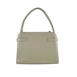 Halston Satchel, Sage Vegan Leather with Matching Interior